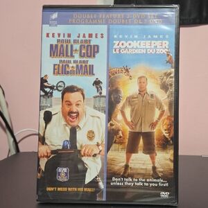 DVD Double Feature: Mall Cop + The Zookeeper (Kevin James) New In Packaging